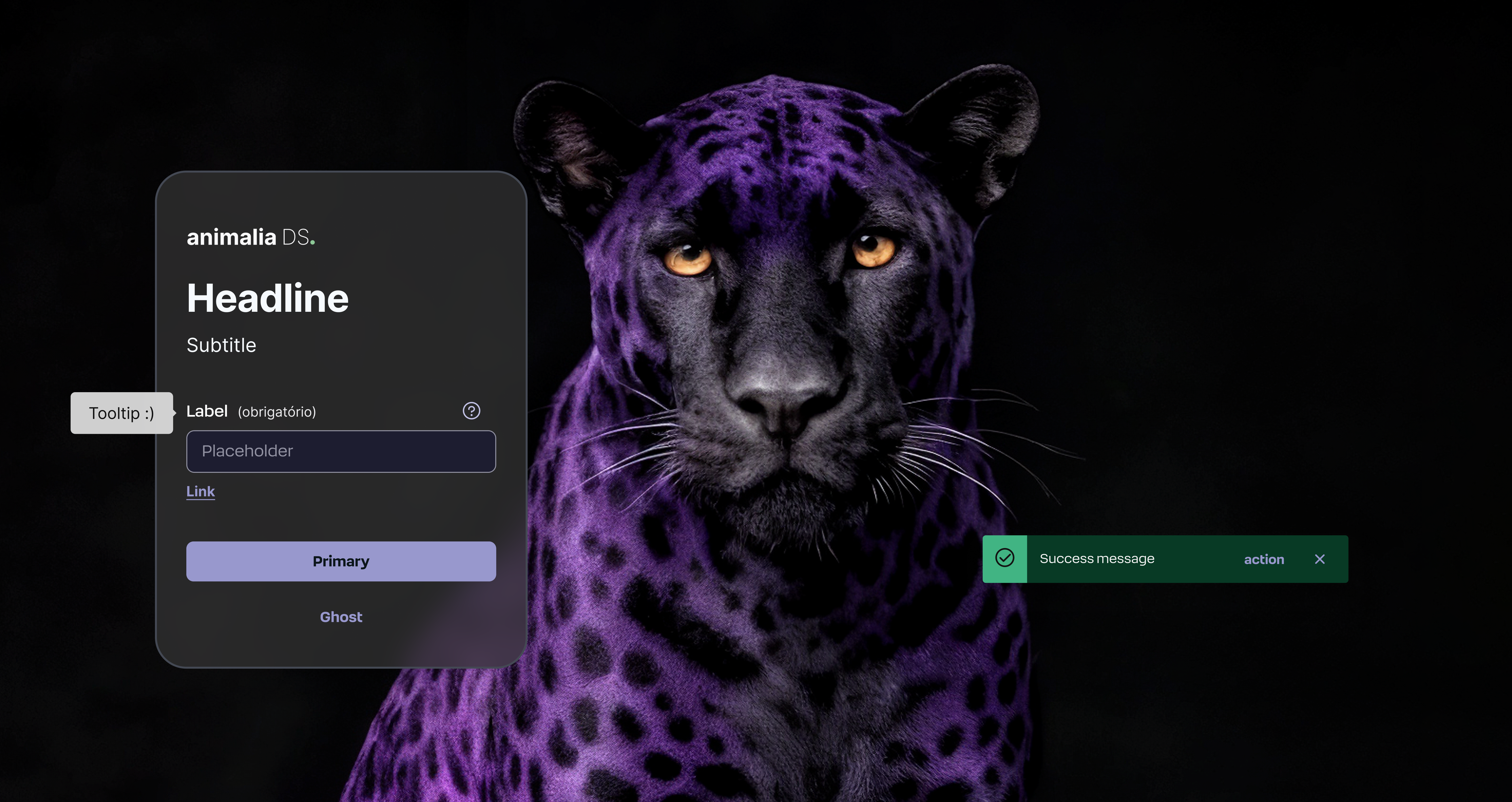Animalia Design System Hero